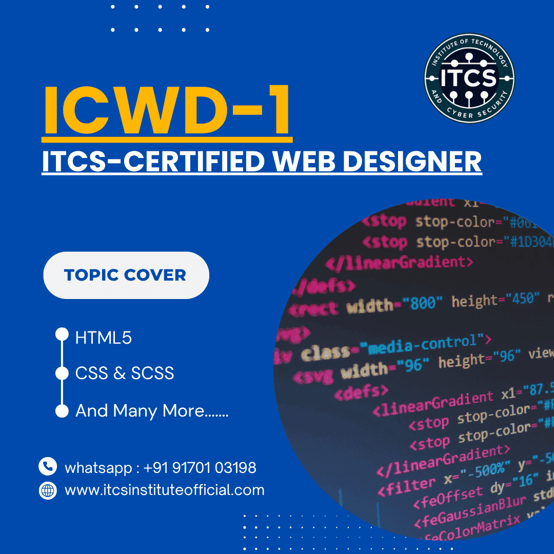 ICWD-1 ITCS-CERTIFIED WEB DESIGNER Course Image